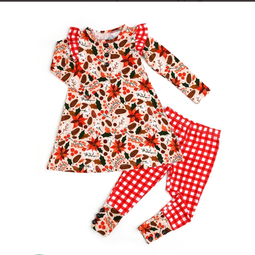 Gigi and Max Eve and Frost Christmas Tunic Set